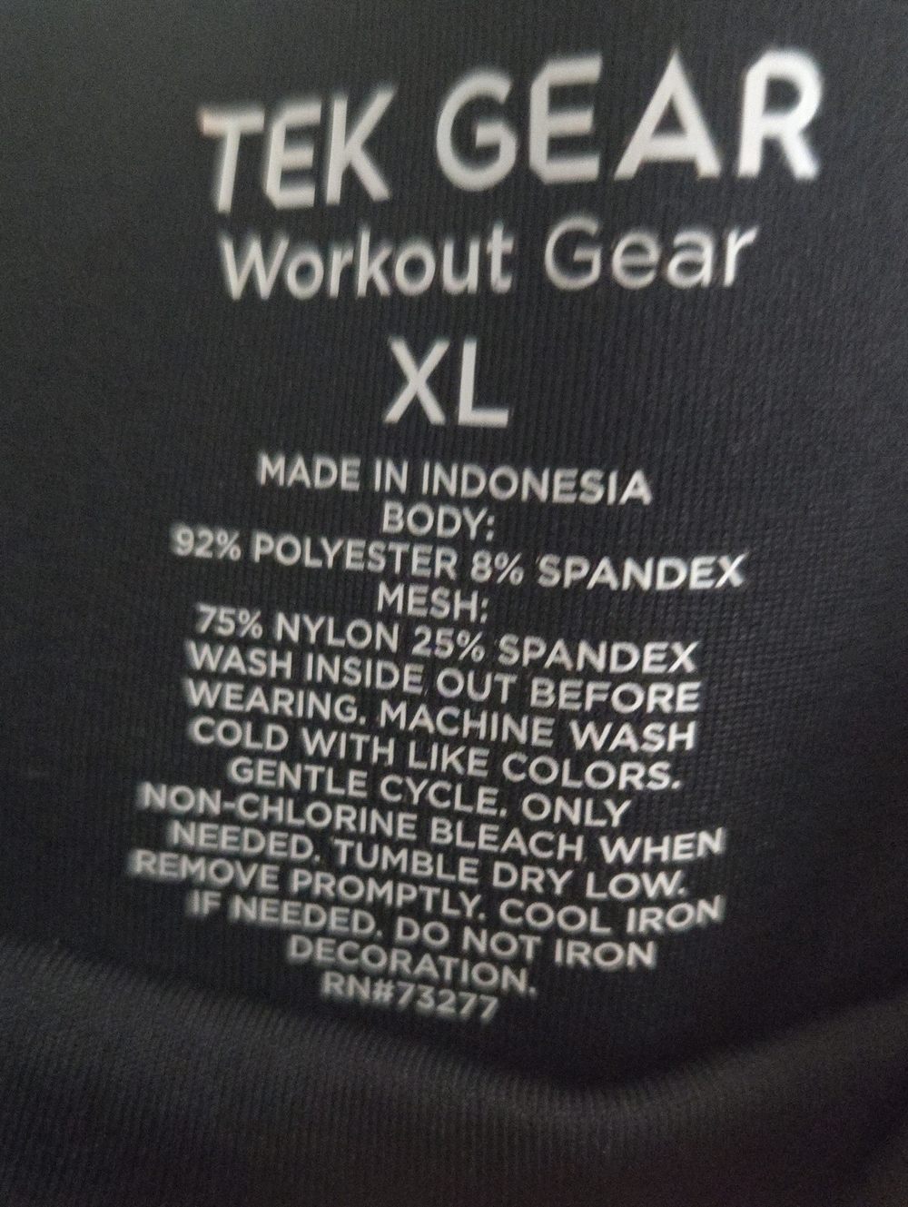 tek gear Black Women's Athletic Shorts XL